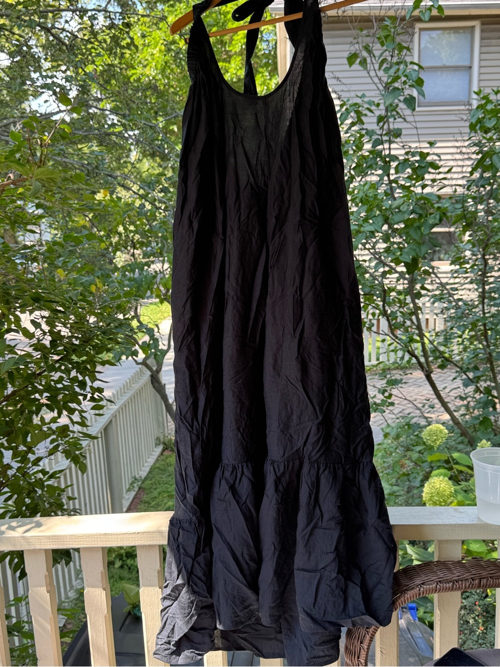 a new day Black Sleeveless Maxi Dress